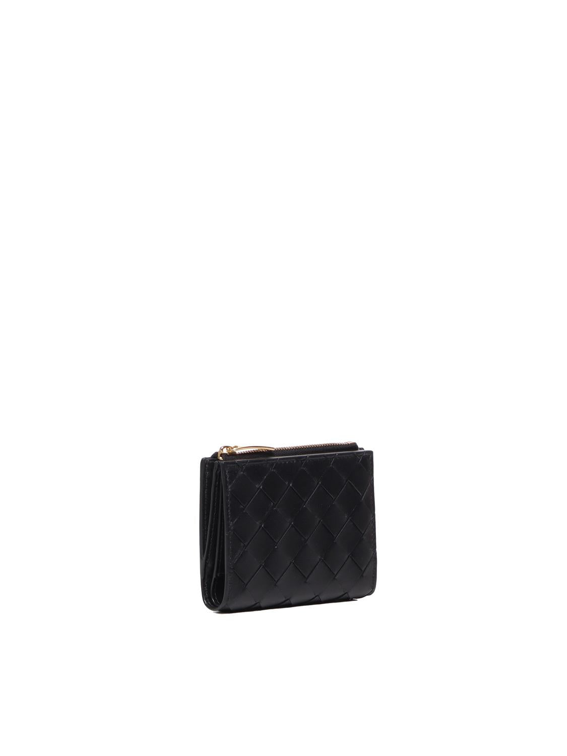 Portafoglio Intrecciato bi-fold piccolo in nappa 742330 VCPP38425 BOTTEGA VENETA 