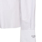 Camicia in cotone con vita accostata FS8204 AWZXF0ZNM FENDI 