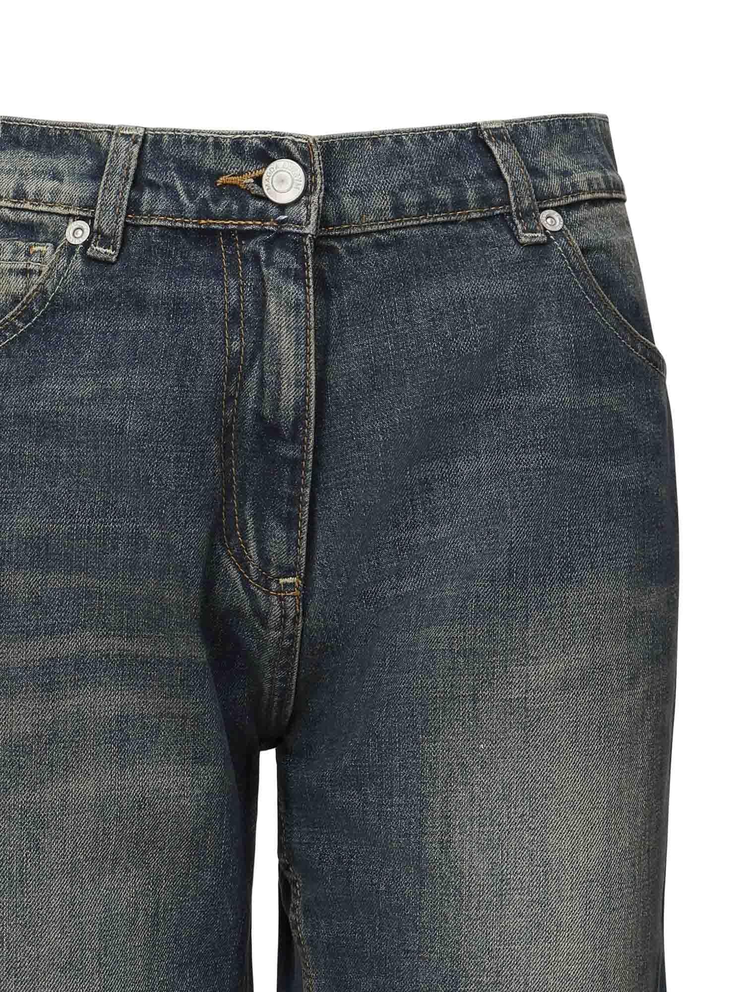 Jeans a gamba dritta in denim 1807250000021  MAGDA BUTRYM 