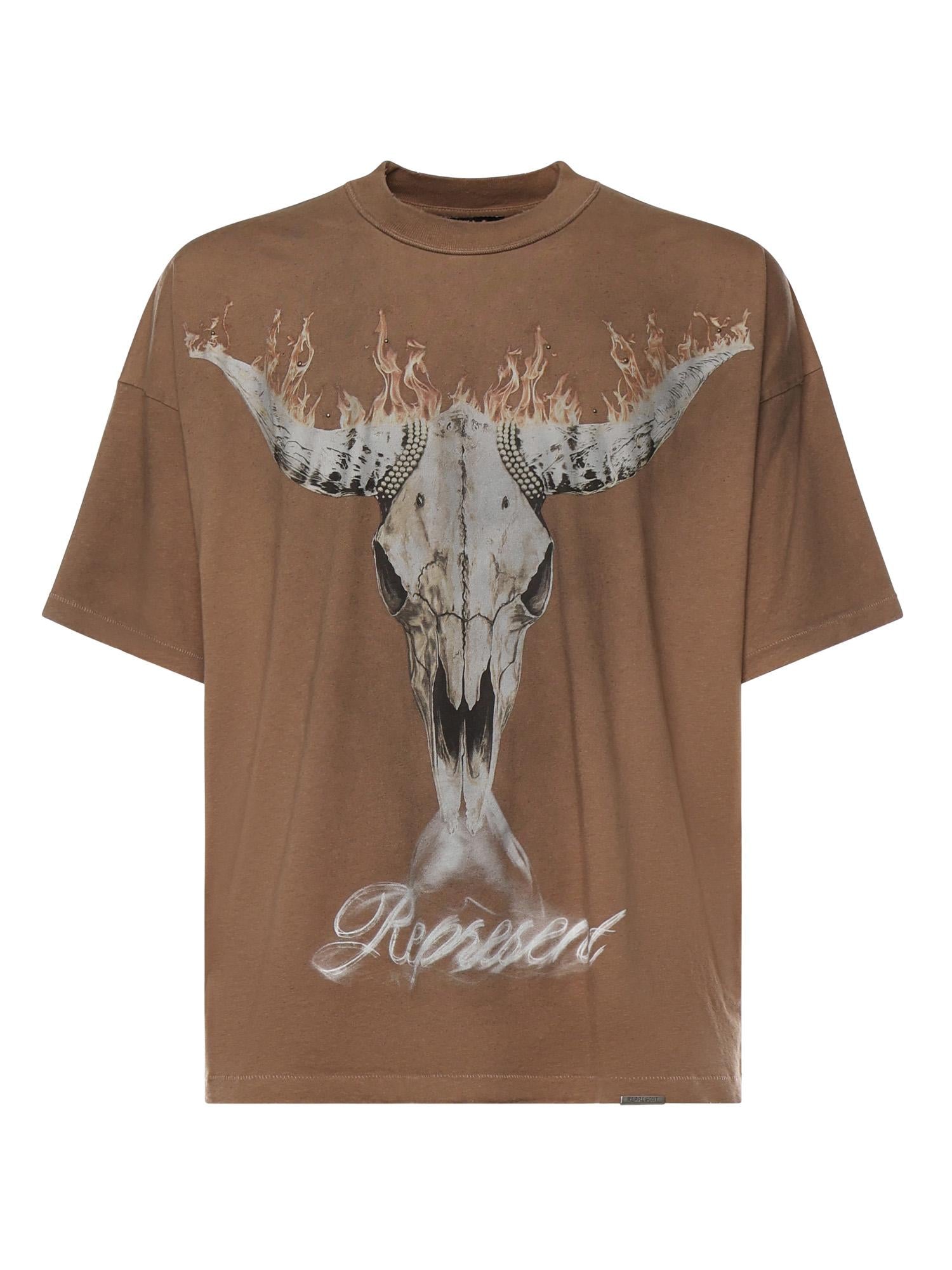 T-shirt British Cowboys con stampa MLM100592 16 REPRESENT 