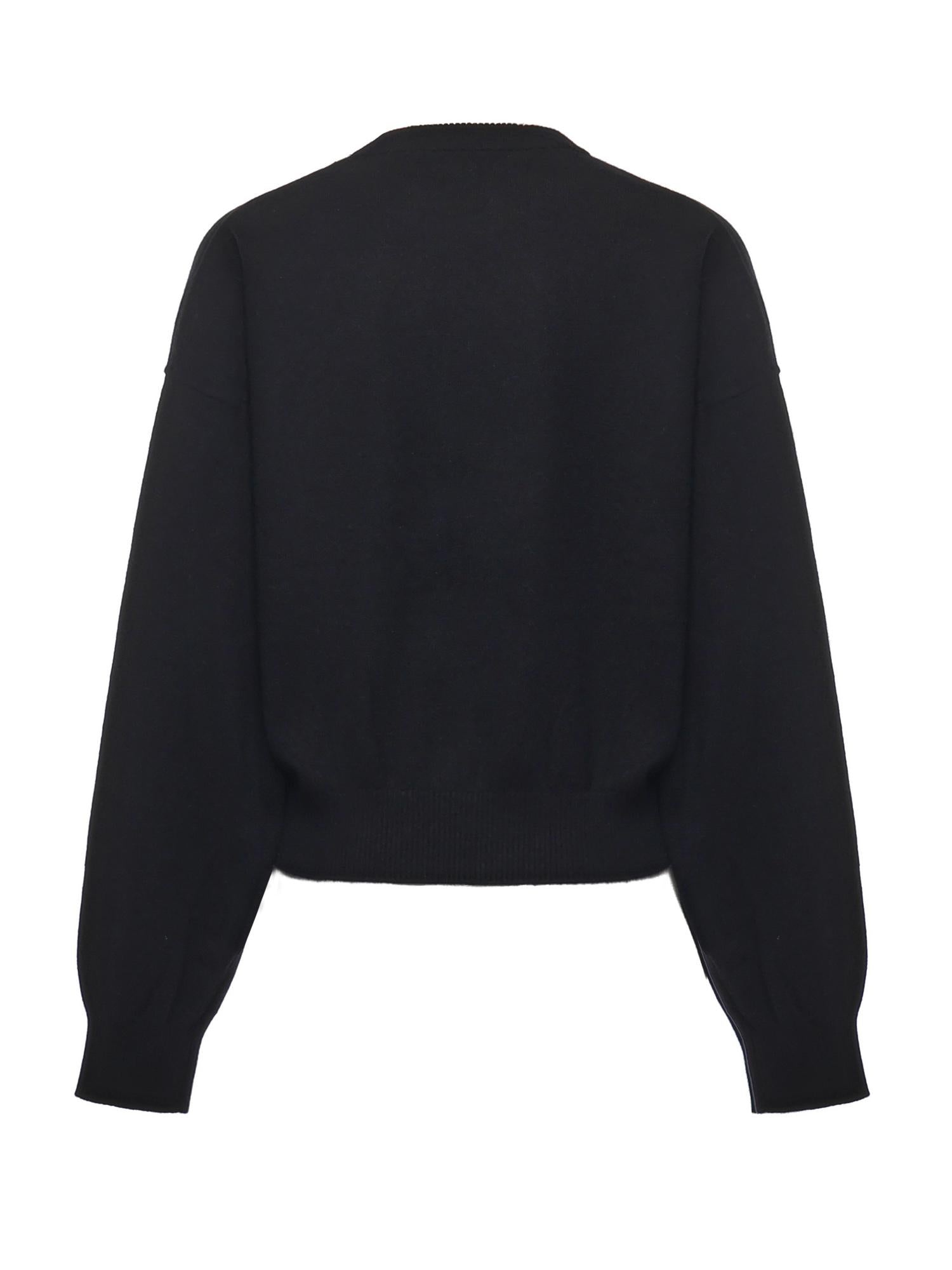 Maglione con logo lettering 114752 100 ROTATE 