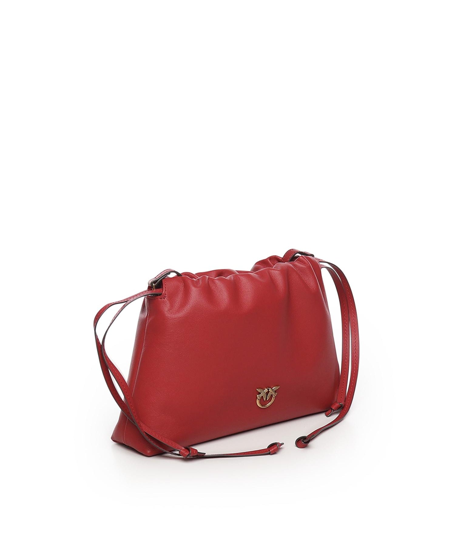 Borsa a spalla piccola in pelle 105907 A0QOOA4Q PINKO 