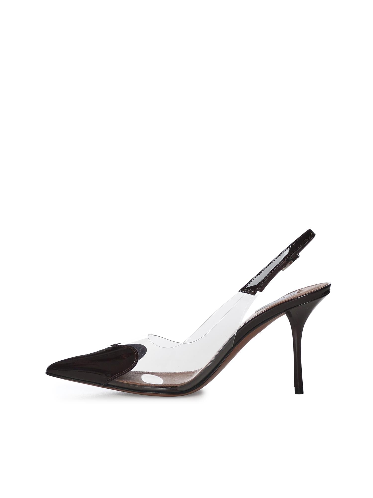 Slingback Le Coeur in vernice AA3E083CK150 413 ALAIA 