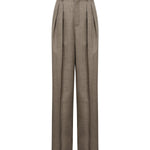 Pantaloni a gamba ampia in lana 824389 Y5K322656 SAINT LAURENT 