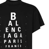 T-shirt Optical oversize 811688 TRVU69034 BALENCIAGA 