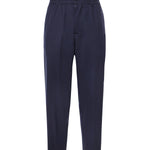 Pantaloni Astro in gabardine di misto lana ASTRO BLU GIULIANO GALIANO 