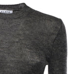 Pullover in misto mohair con ruches AA9G0076K101B 821 ALAIA 