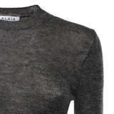 Pullover in misto mohair con ruches AA9G0076K101B 821 ALAIA 