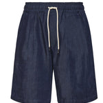 Short Casablanca in lyocell 026SH088DE BLU SCURO WOC 