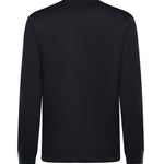 T-shirt a manica lunga con patch Compass in jersey di cotone<BR/> L1S152100031 S0013V0020 STONE ISLAND 