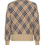 Pullover in misto lana e mohair Check 8110514 C1309 BURBERRY 