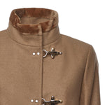 Cappotto Virginia in panno di lana mélange NAW50514000XMY C813 FAY 