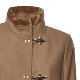 Cappotto Virginia in panno di lana mélange NAW50514000XMY C813 FAY 