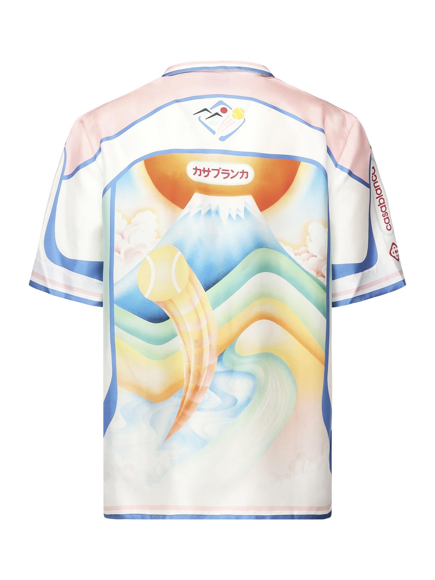 Camicia Fuji Dream in seta MPF25SH00303  CASABLANCA 