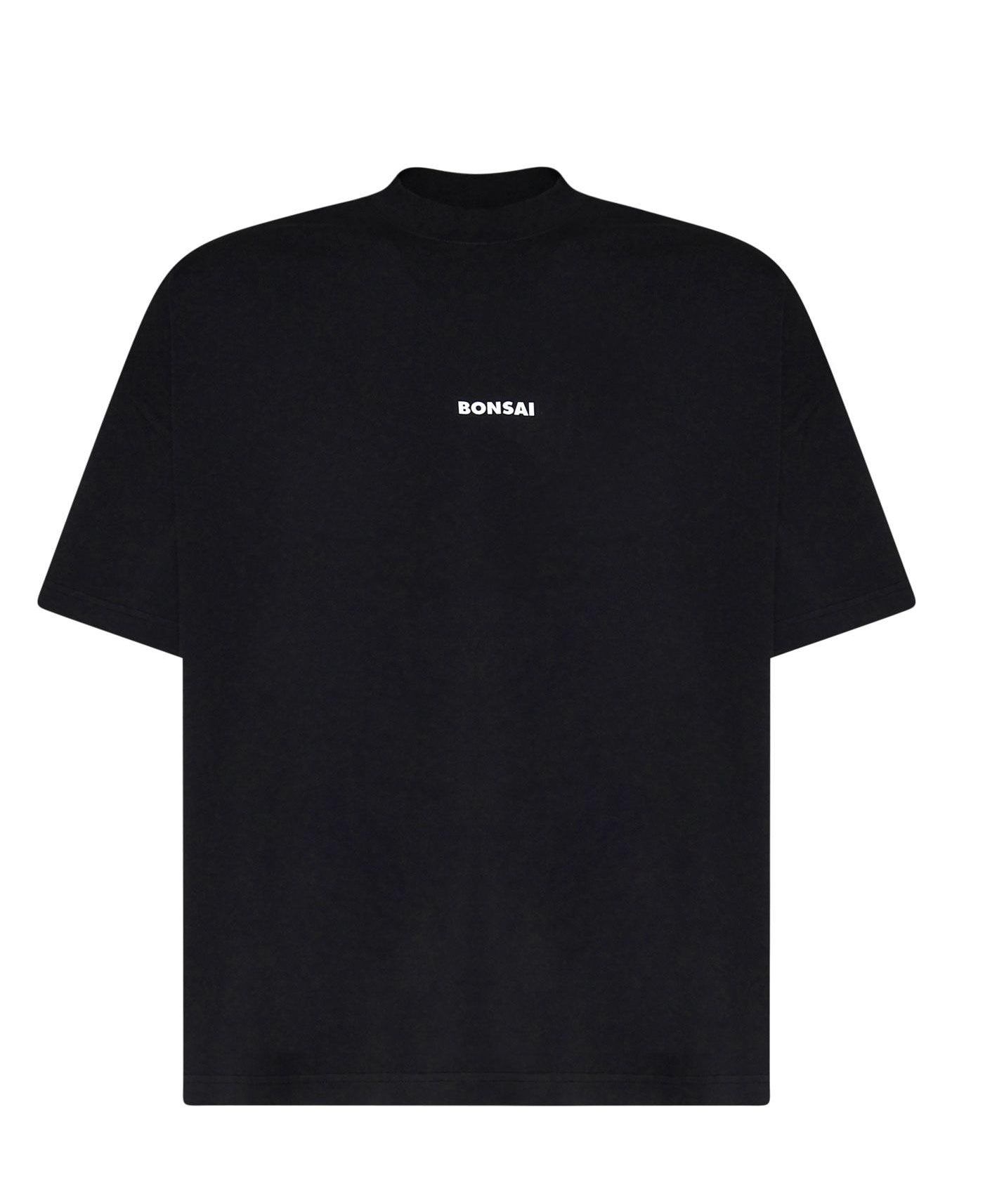 T-shirt con logo TS001001 BLK BONSAI 