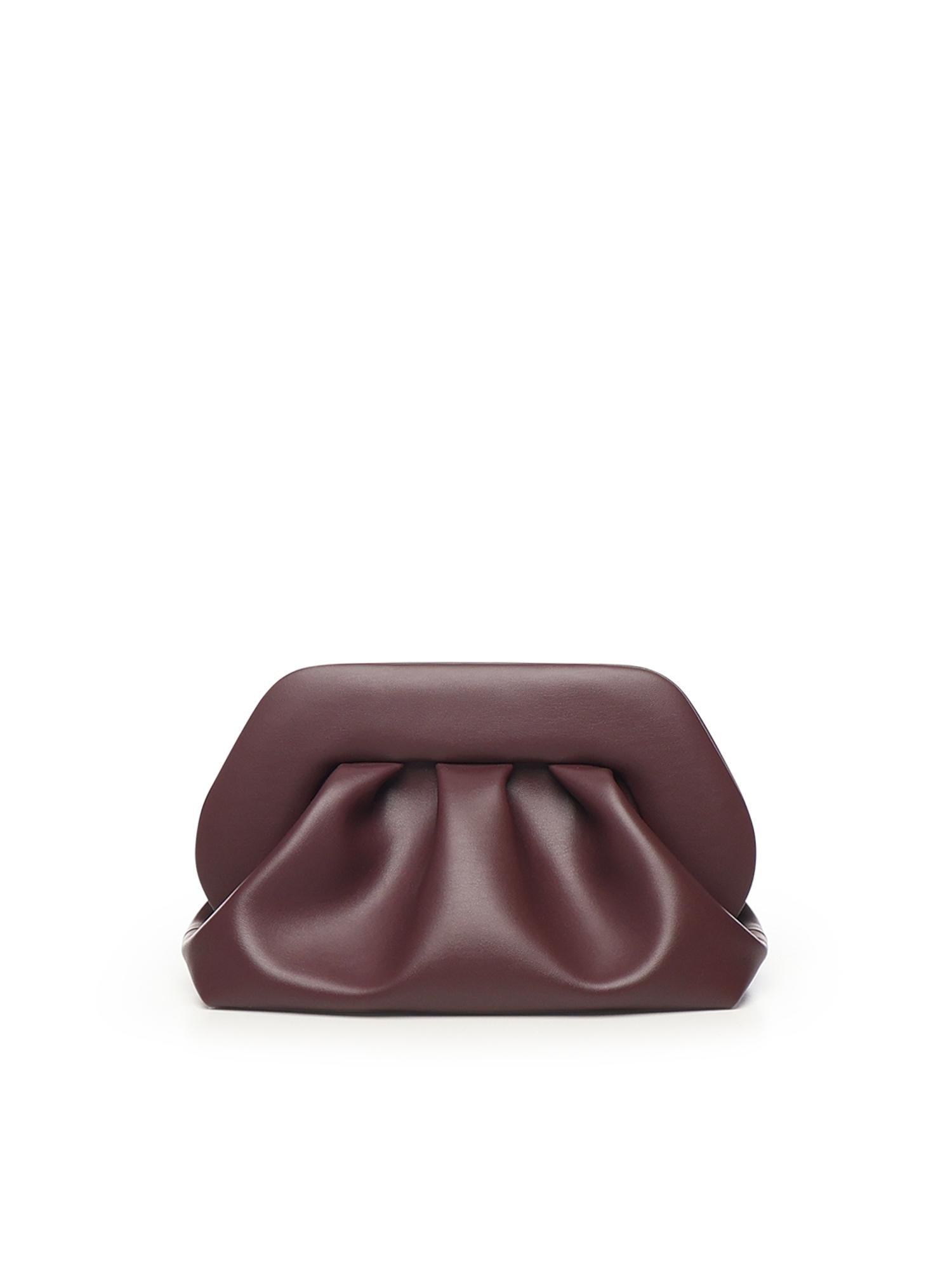 Clutch Tia<BR/> TMFW25TN120 PRUNE THEMOIRè 