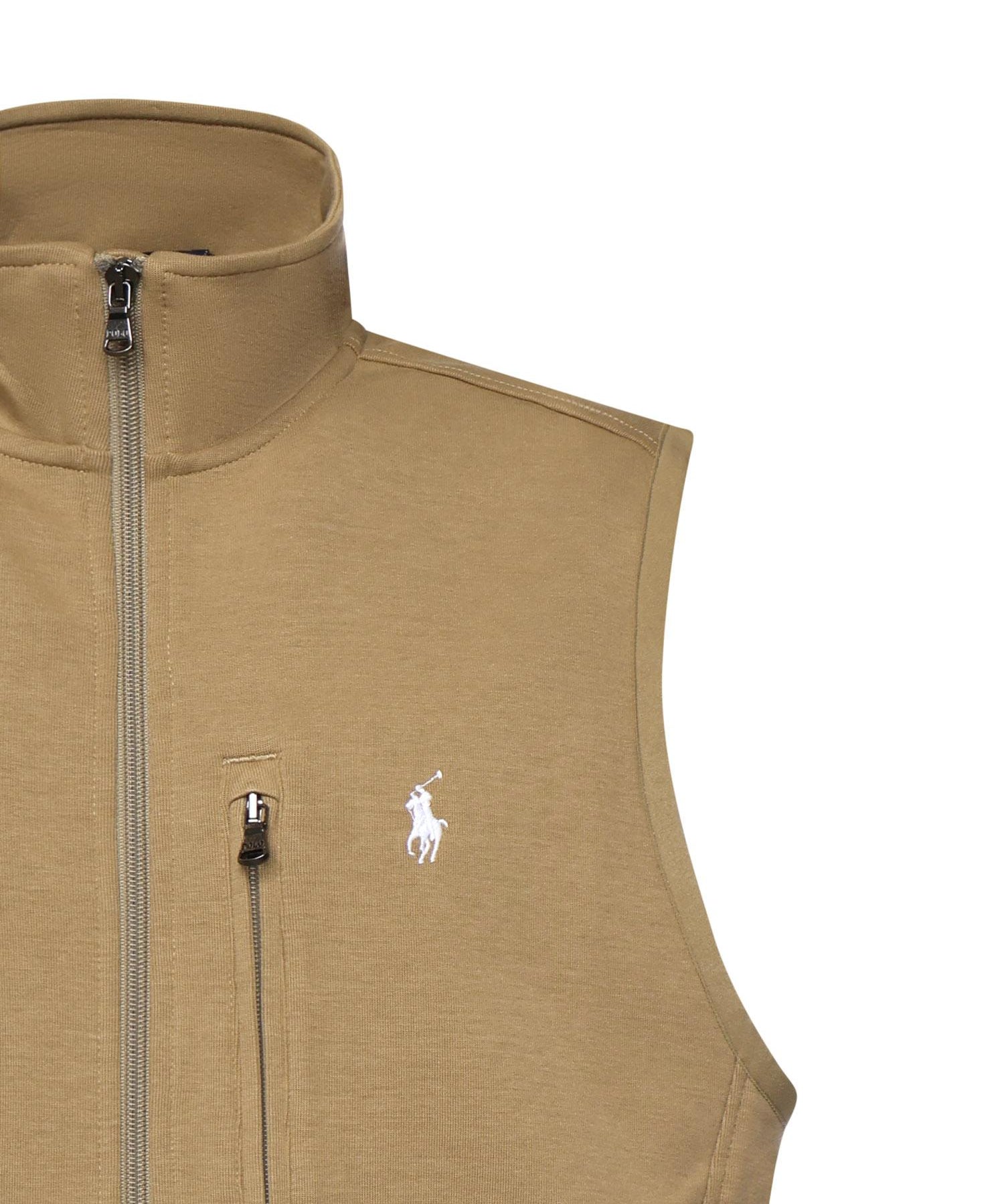 Gilet in misto cotone con logo 710934621 500 POLO RALPH LAUREN 