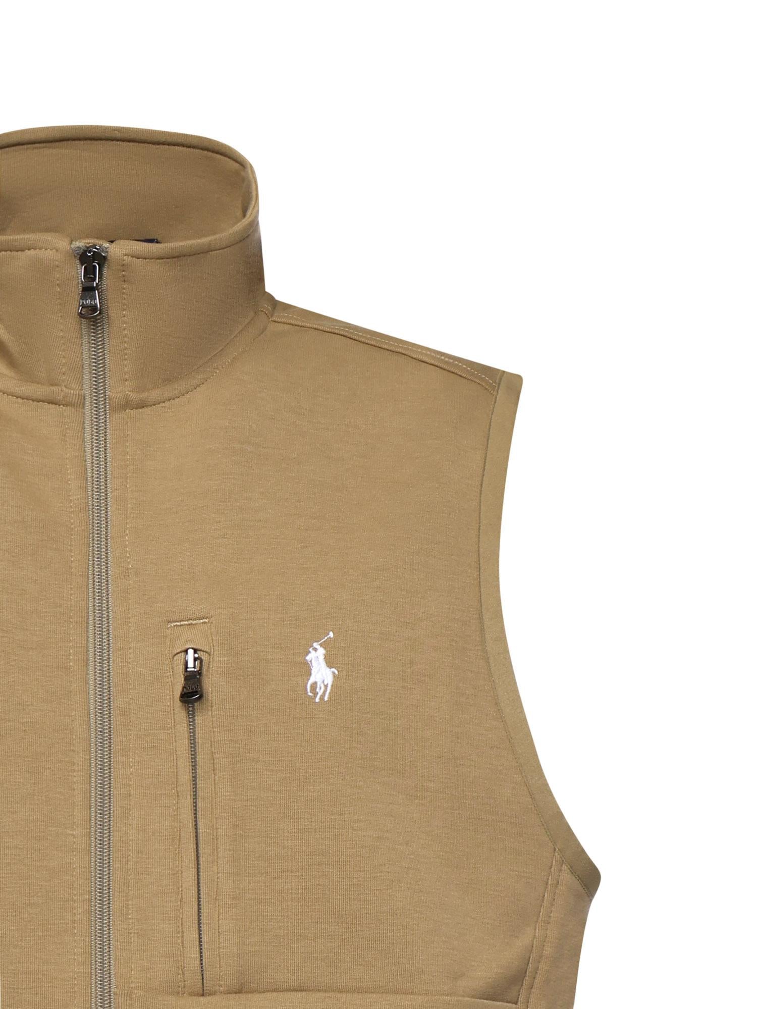 Gilet in misto cotone con logo 710934621 500 POLO RALPH LAUREN 