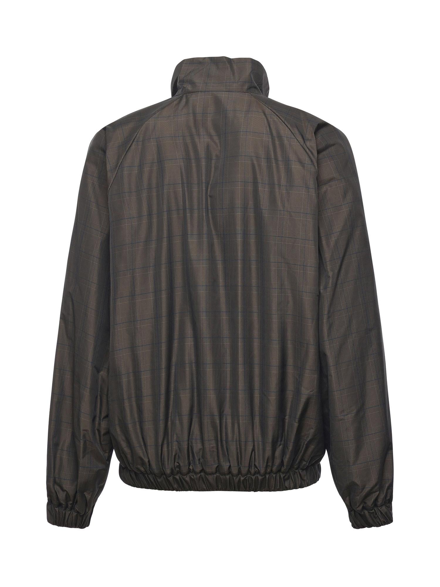 Giubbotto in nylon con stampa madras<BR/> 843937 TSO401460 BALENCIAGA 