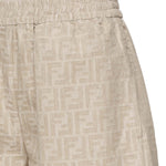 Short in chambray FF jacquard<BR/> FLP870 ASMFF1SAZ FENDI 