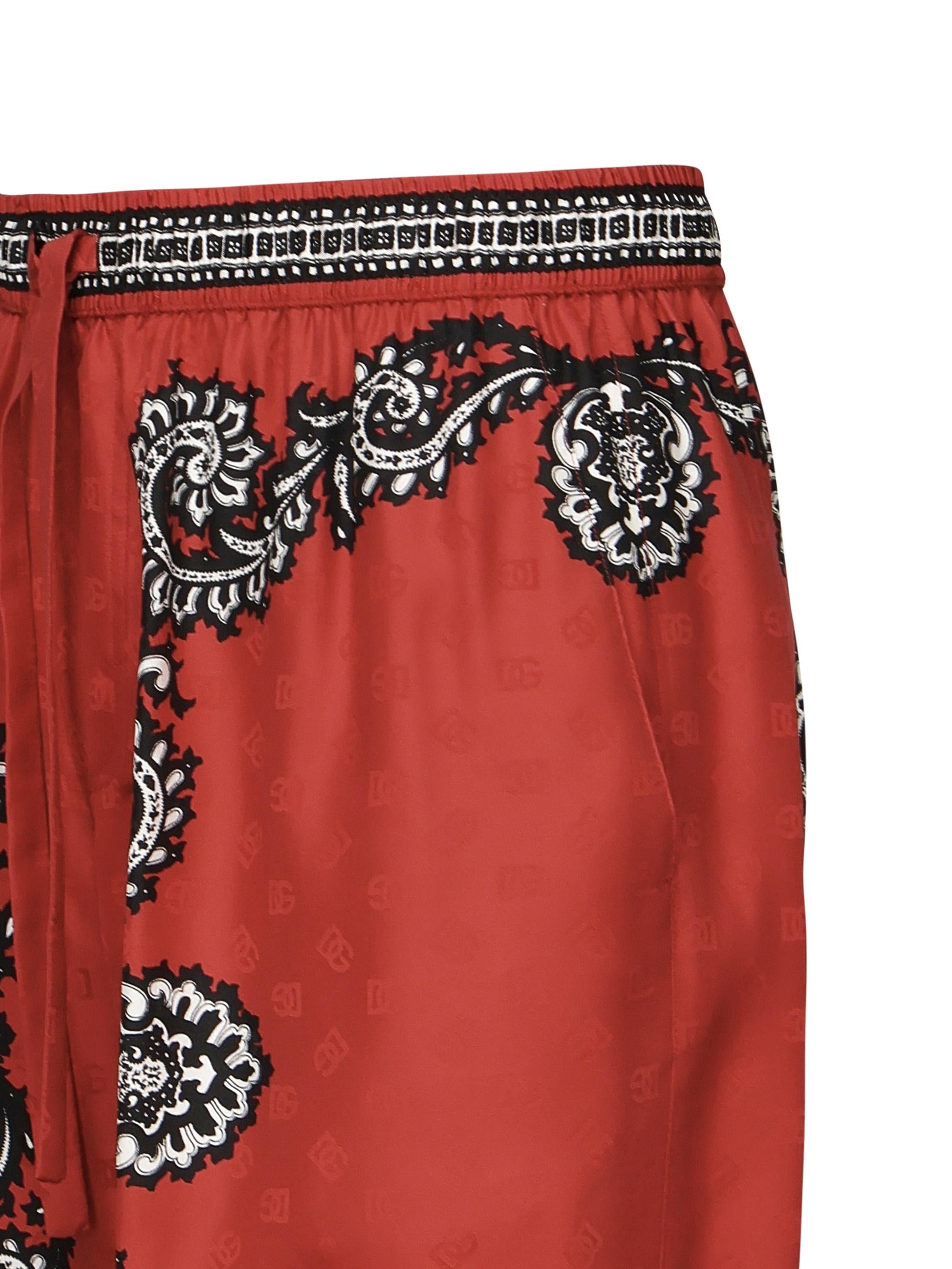 Bermuda jacquard con stampa Bandana GV37AT GI926HR5IJ DOLCE & GABBANA 