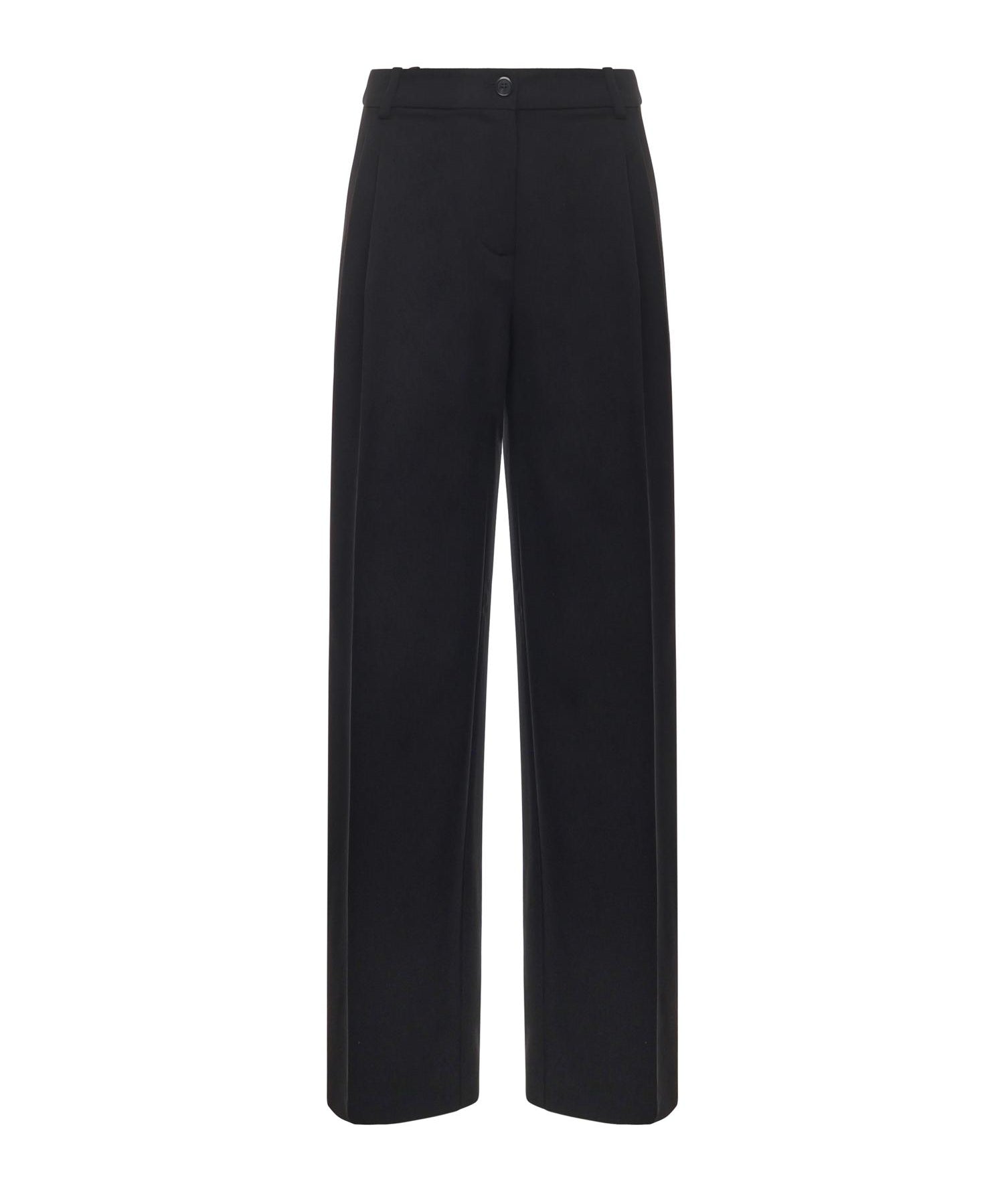 Pantalone palazzo in tessuto fluido 105898 A18EZ99 PINKO 