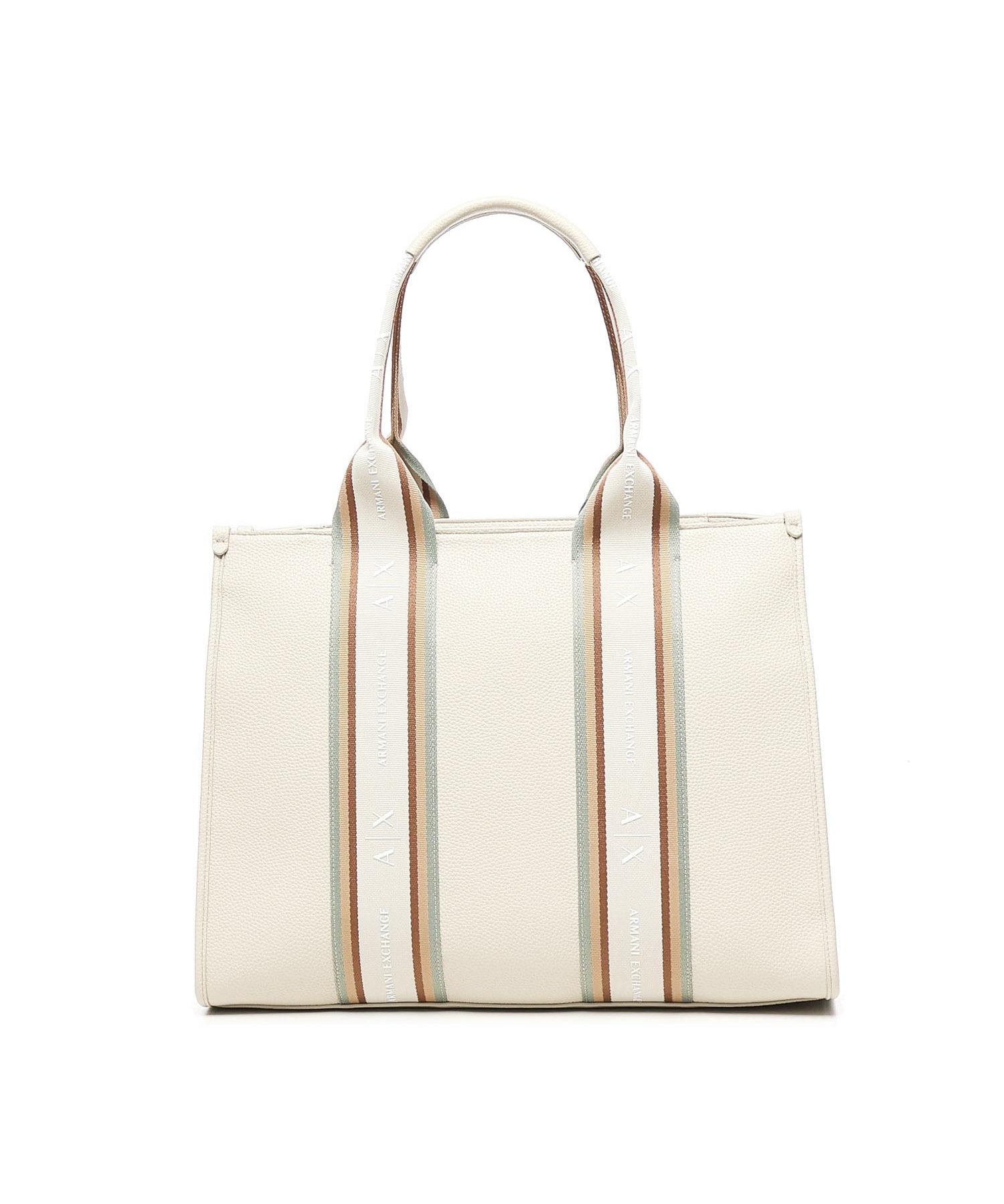 Tote bag con bande a contrasto<BR/> XW000934 AF13685M8126 ARMANI EXCHANGE 