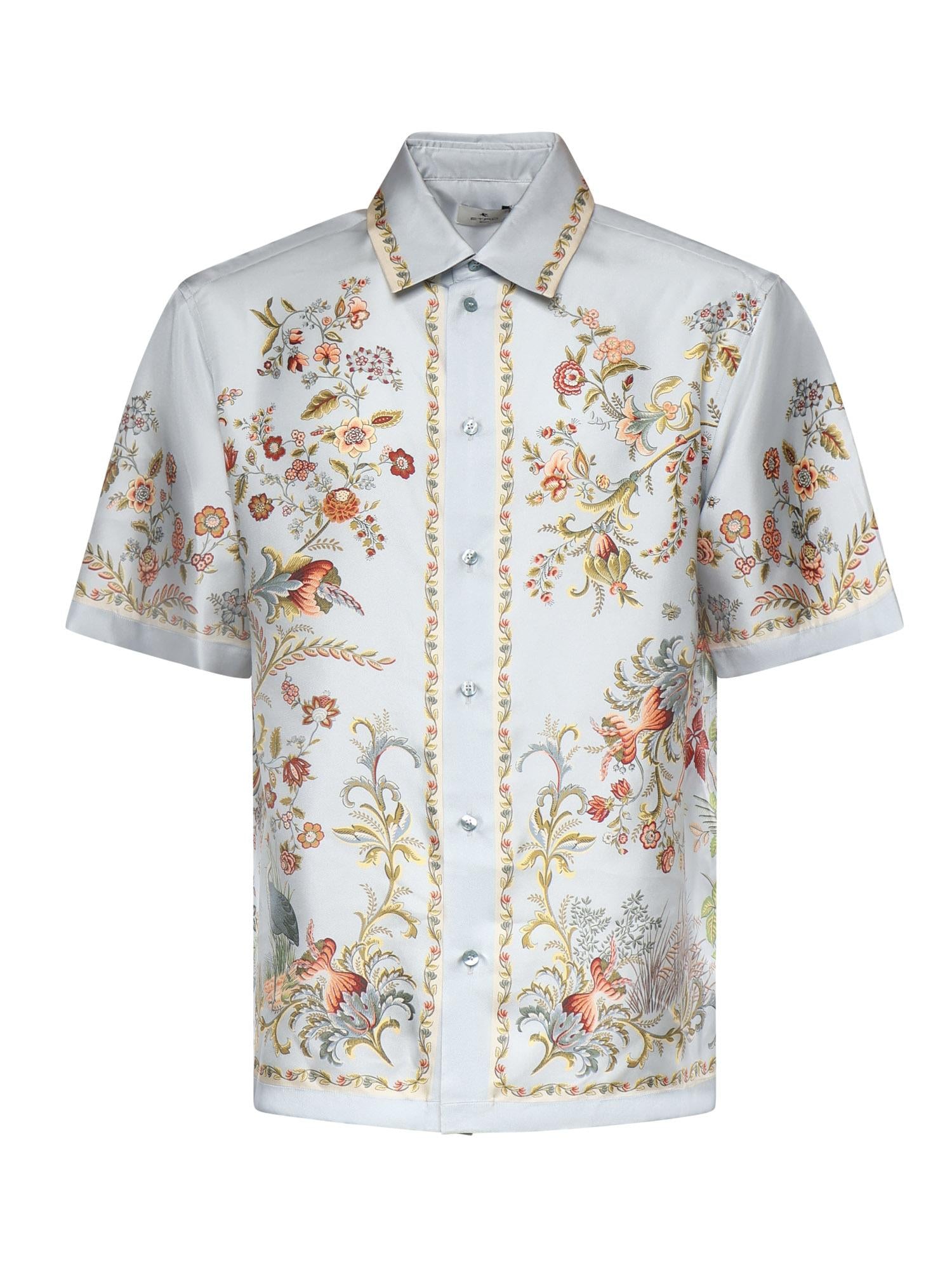Camicia in seta con stampa MRIC0011 99SP1K3X0880 ETRO 