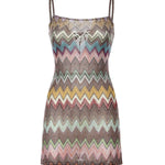 Mini-abito copricostume in viscosa lamé MS26SQ0O BR014KSM9YK MISSONI 
