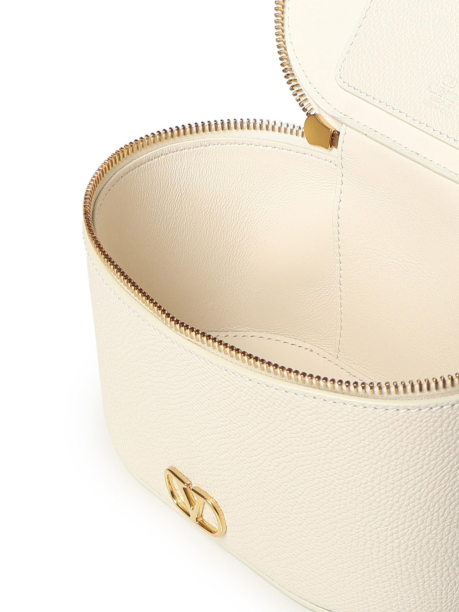 Mini Vanity Bag Vlogo Signature in vitello granato 8W0P0AX8 SNPI16 VALENTINO GARAVANI 