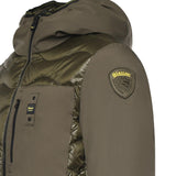 Piumino imbottito con logo<BR/> 25WBLUC08078 006355670 BLAUER 