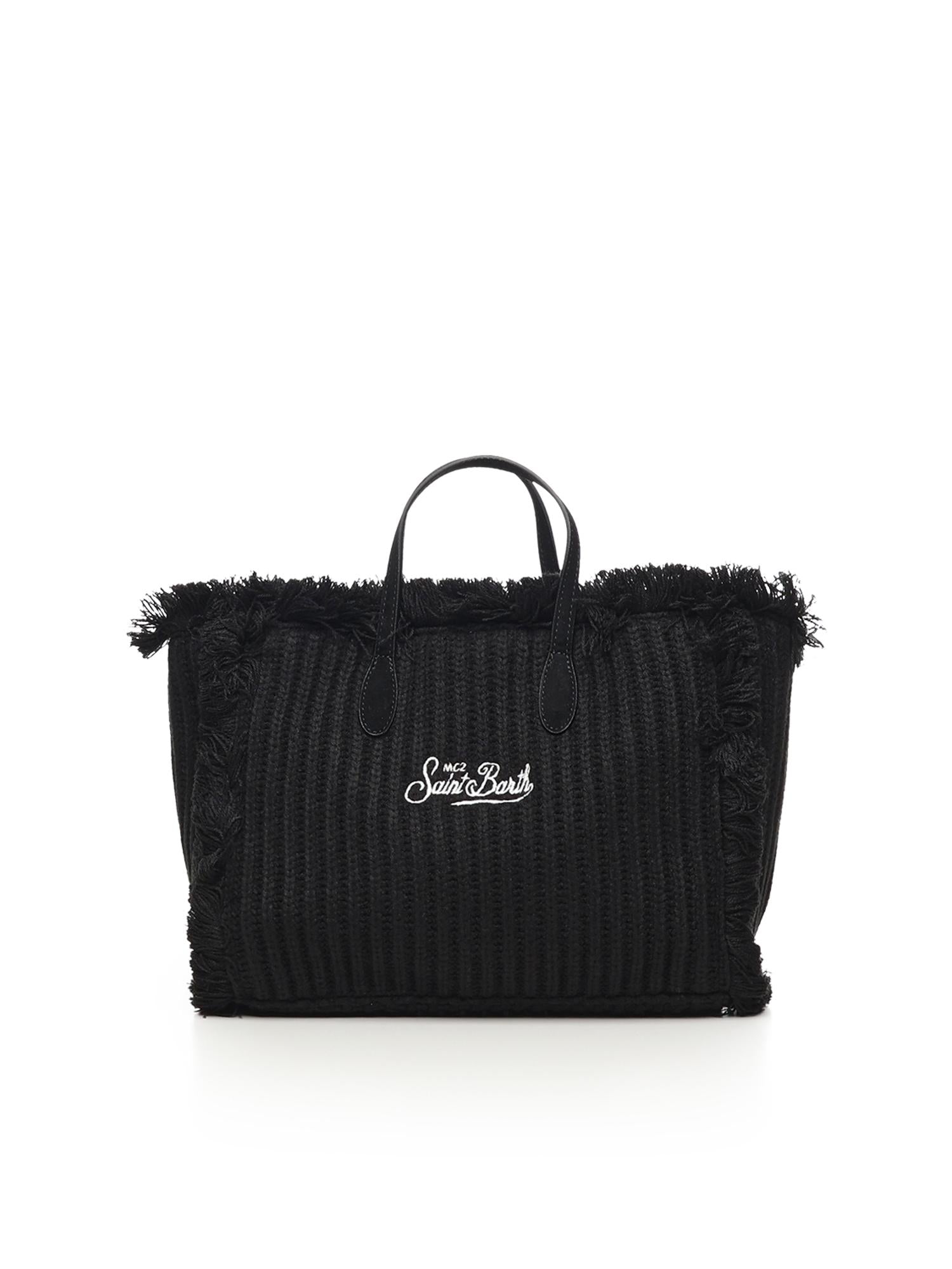 Borsa a mano Colette Wool Rib a trecce COL0039 00207I MC2 SAINT BARTH 