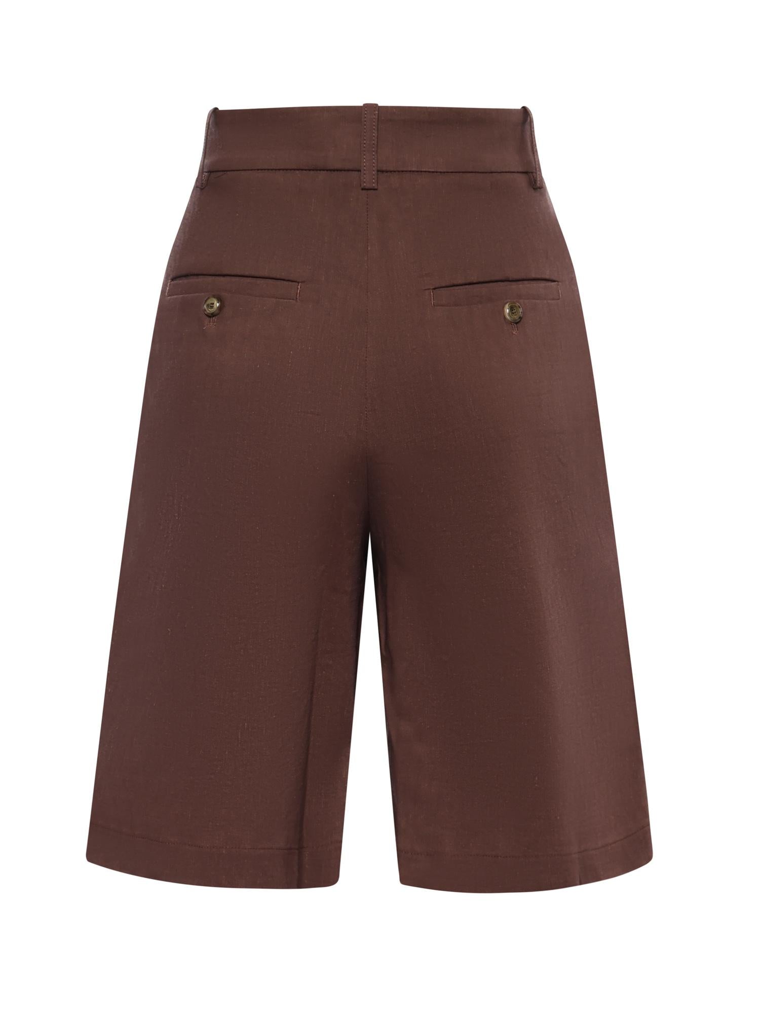 Bermuda con piega stirata 106594 A34IL78 PINKO 