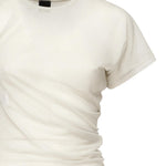 Maglia asimmetrica jersey 104652 A2CLI12 PINKO 