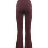 Pantalone palazzo in maglia a costine 5YGB29 5881ZRGP MARCIANO BY GUESS 