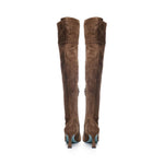 Stivali Penny in seude PENNY 095 CAMOSCIOMARRONE FRATELLI RUSSO 
