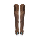 Stivali Penny in seude PENNY 095 CAMOSCIOMARRONE FRATELLI RUSSO 