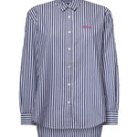 Camicia Brigitte a righe con stampa Labubu in popeline BRIG005 01929L MC2 SAINT BARTH 