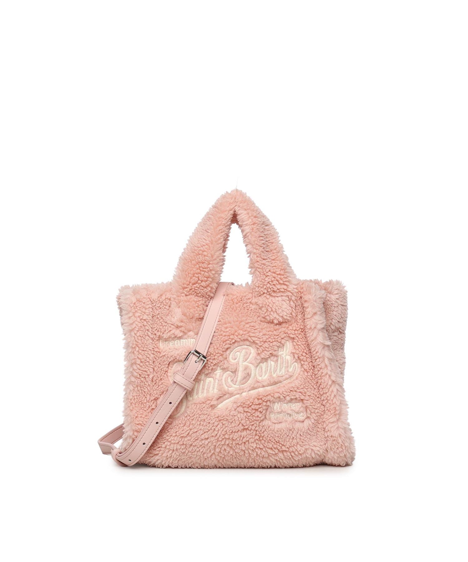 Mini bag Vanity teddy con logo VAMI029 01472I MC2 SAINT BARTH 