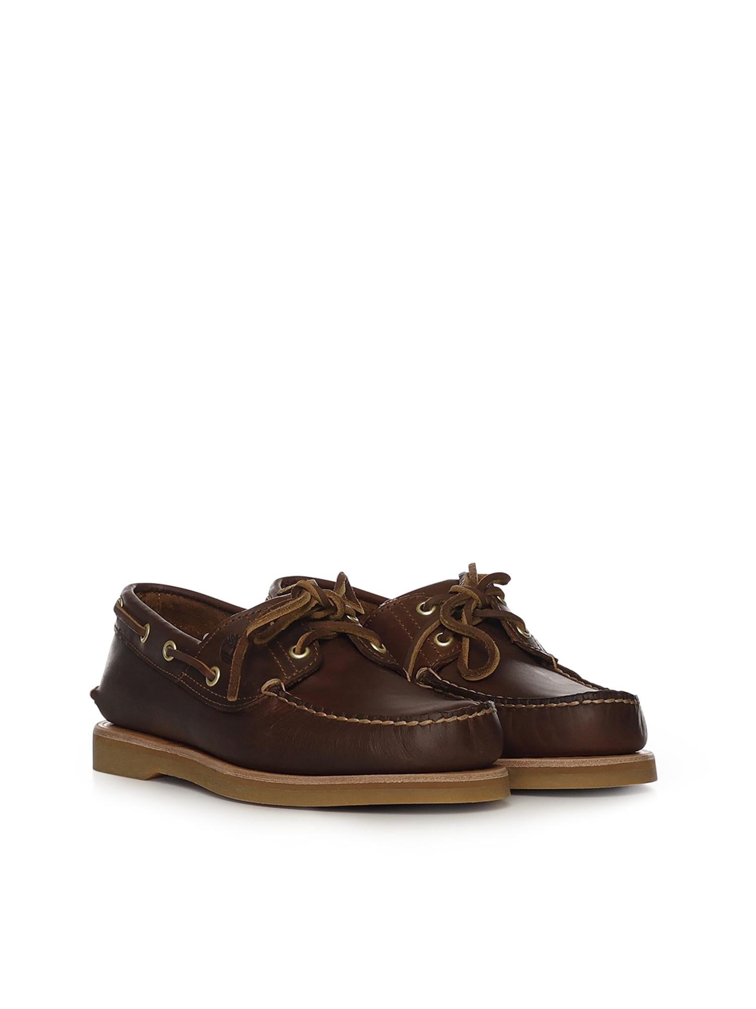Scarpa da barca in pelle<BR/> TB0A2NUPEM41  TIMBERLAND 