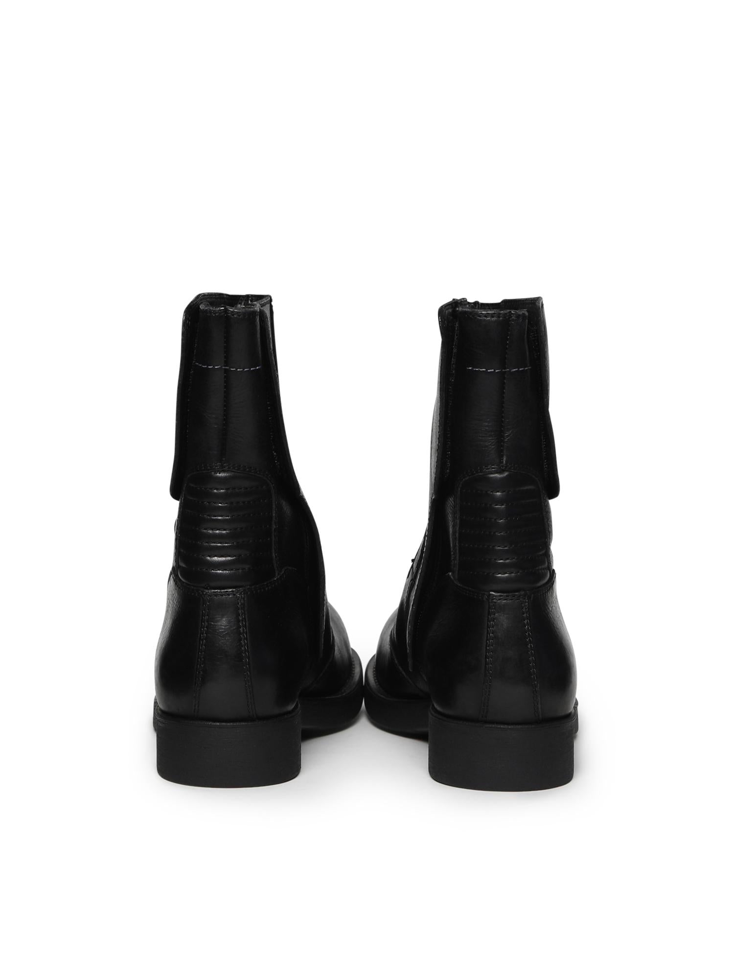 Stivaletti biker in pelle SH3WU0015 P7431T8013 MM6 Maison Margiela 