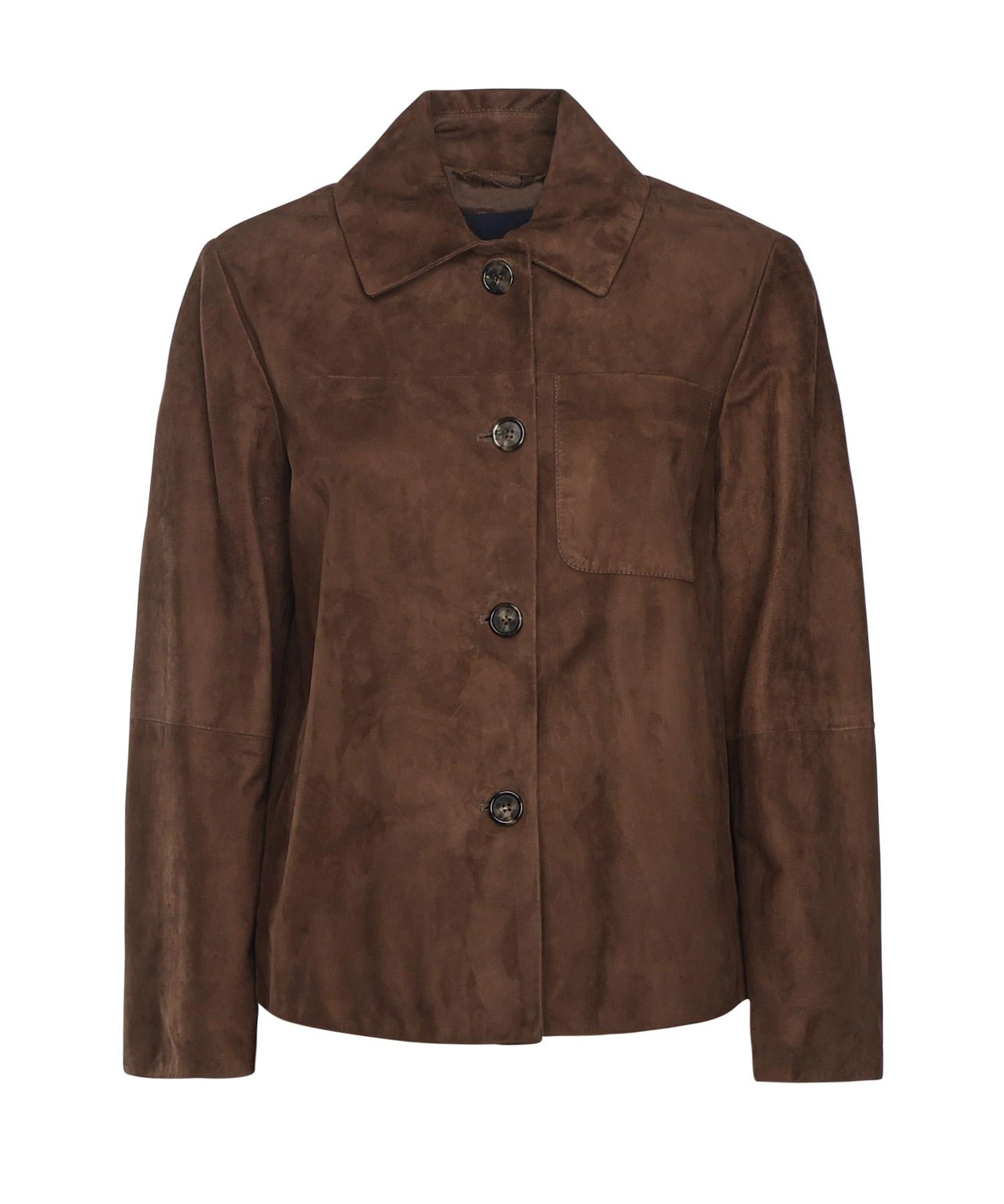 Giacca a camicia in suede 2529446021600 001 'S MAX MARA 