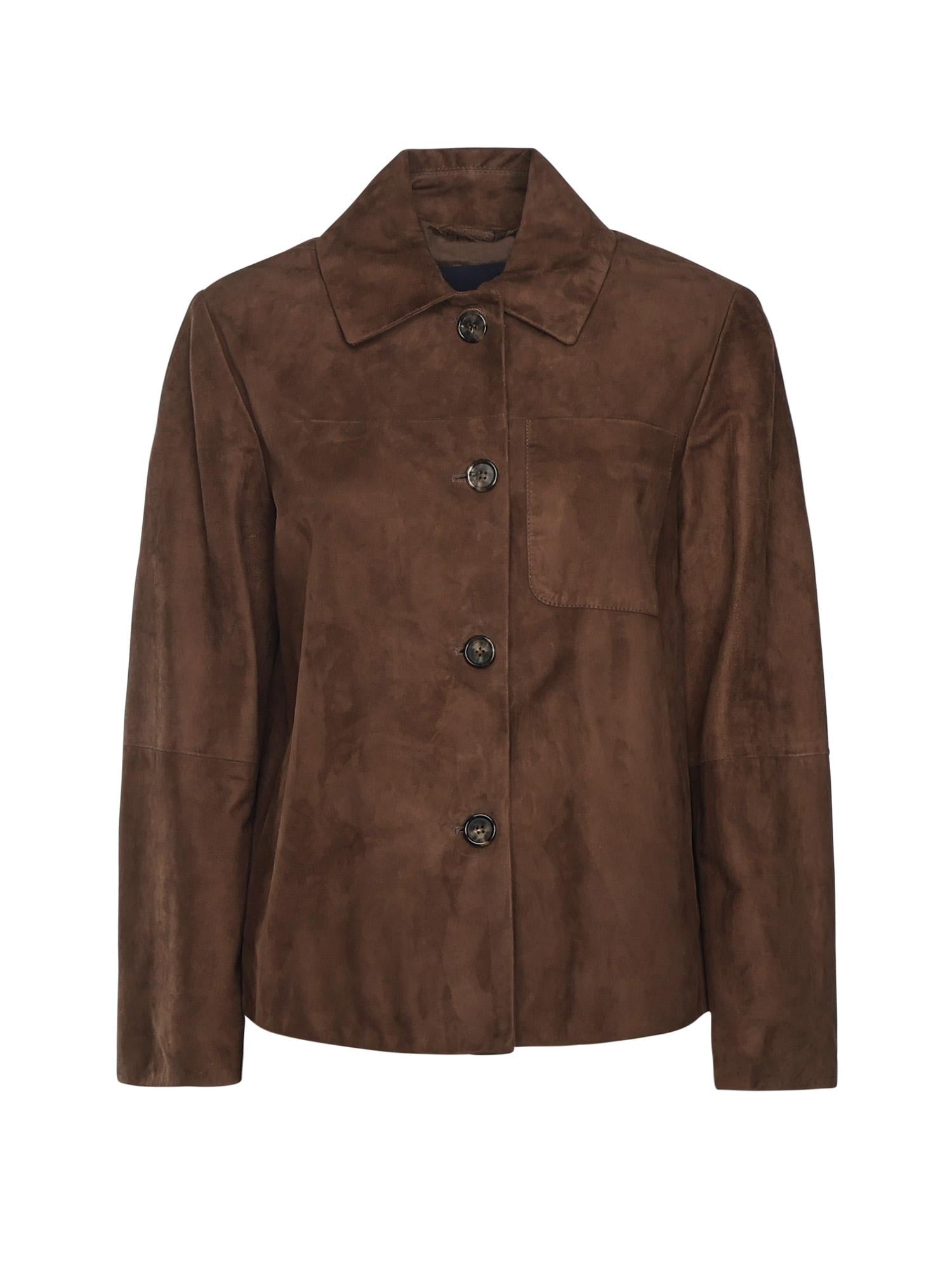 Giacca a camicia in suede 2529446021600 001 'S MAX MARA 