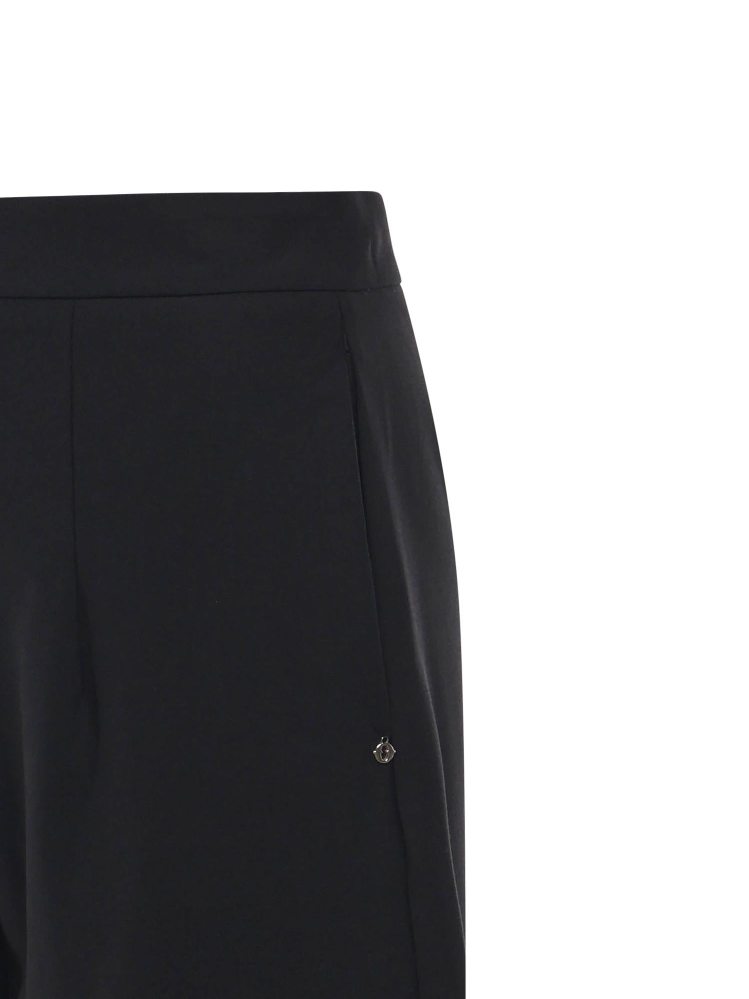 Pantalone balloon in misto lana DP9936 NERO OTTOD'AME 