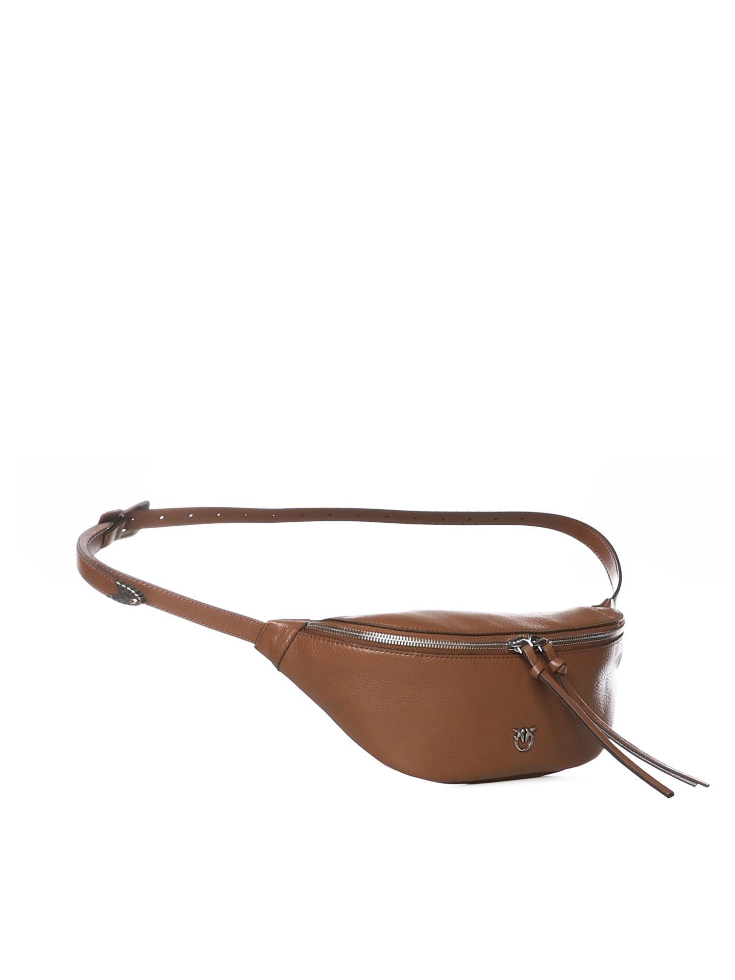 Marsupio in pelle new biker 106724 A2JGL17O PINKO 