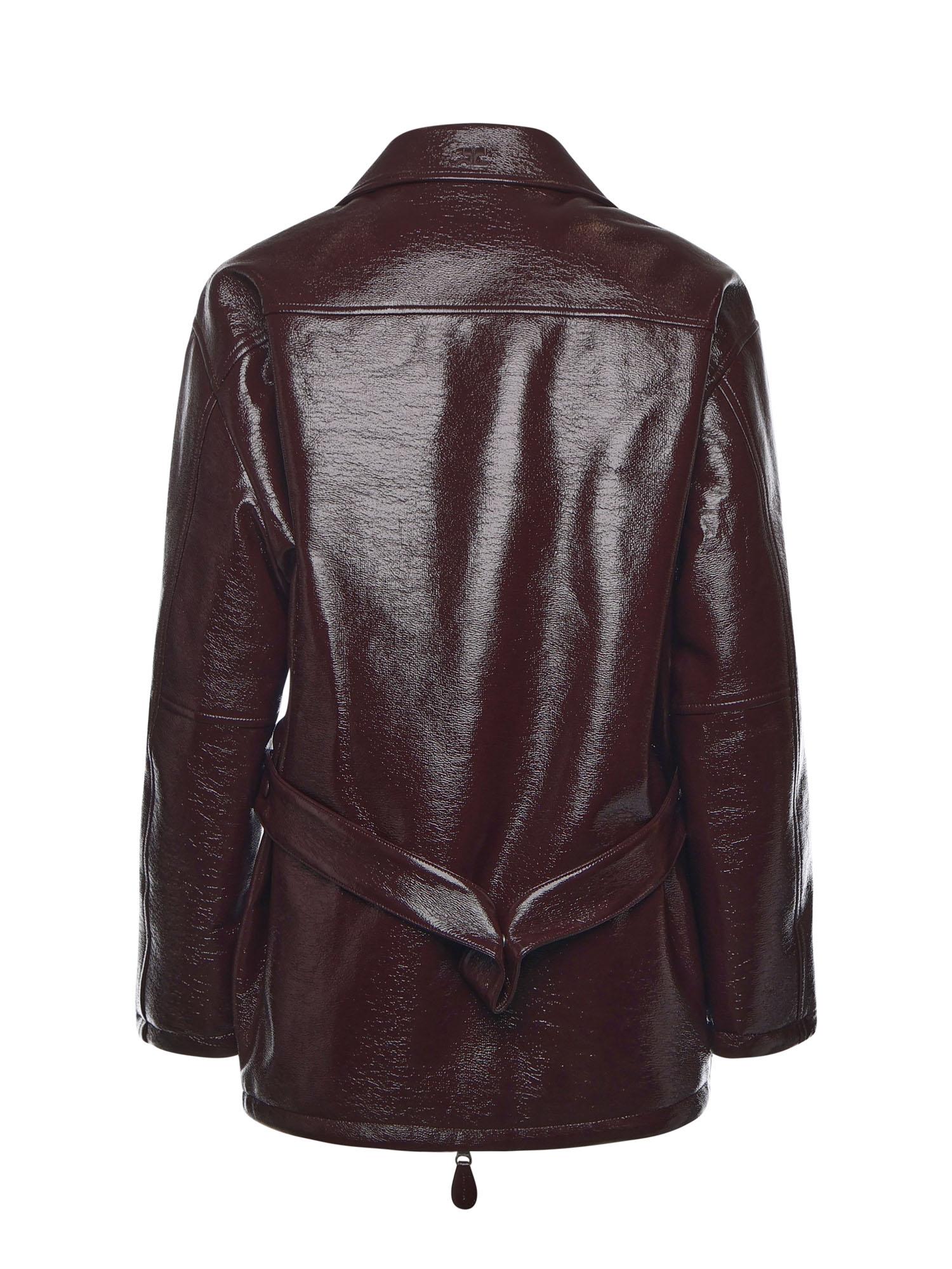 Giacca in vinile 425CBL322VY0014 4010 COURREGES 