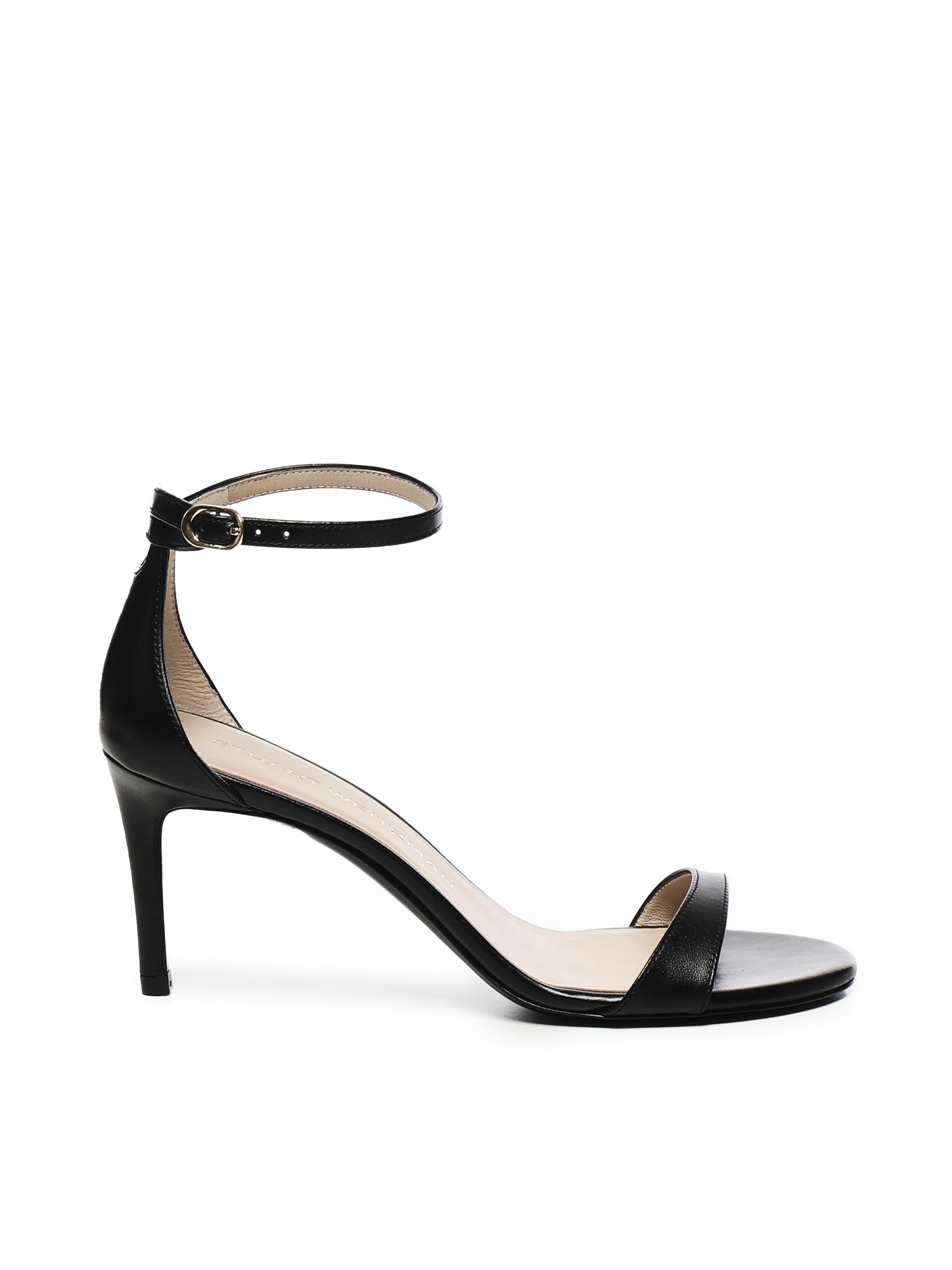 NUDIST II SANDAL 75 SK306BLK  STUART WEITZMAN 
