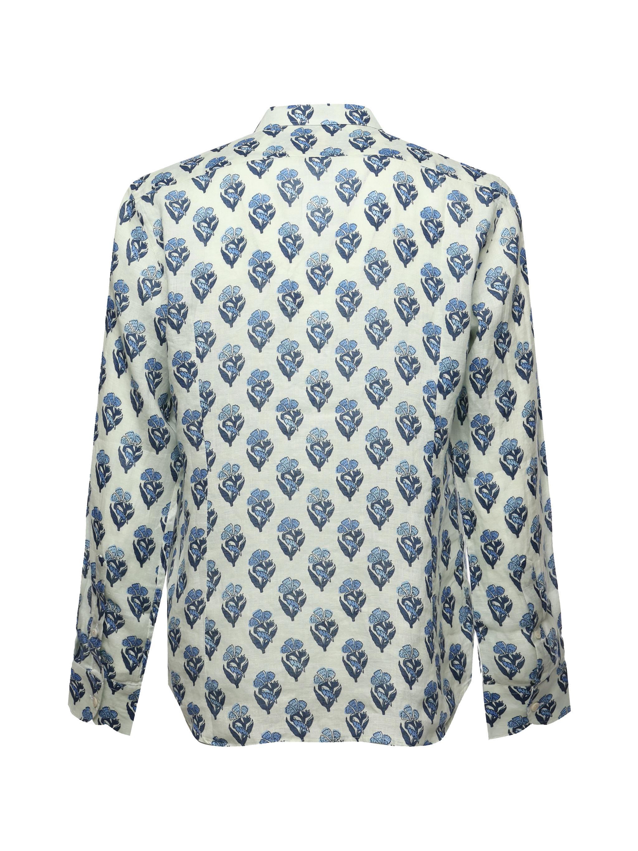 Camicia Pamplona con stampa PAMP001 01911H MC2 SAINT BARTH 