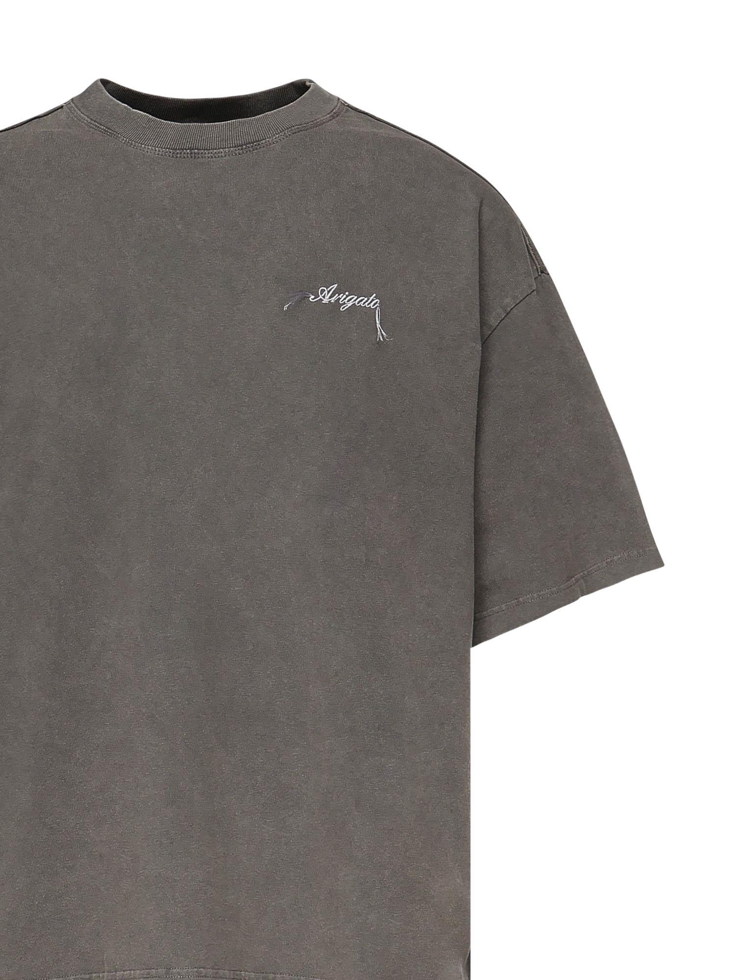 T-shirt Honor con logo A2681008 STEEL GREY AXEL ARIGATO 