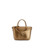 Mini bag in pelle con logo 73BP9VT02 LOLLI POPPOP BRONZE V° 73 